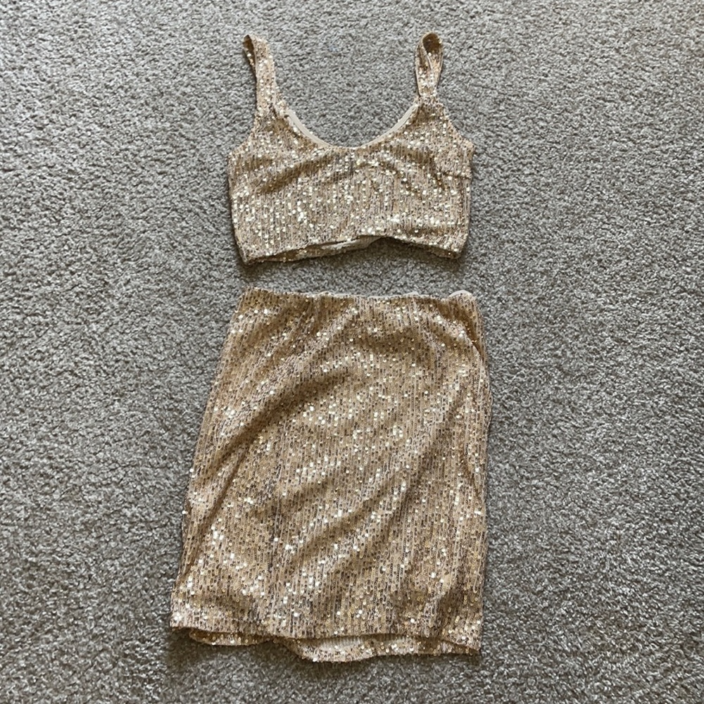 Two Piece Sequin Set